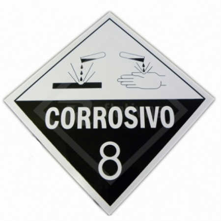 Placa Corrosivo 8