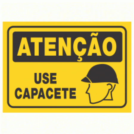 Placa Use Capacete