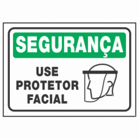 Placa Use Protetor Facial