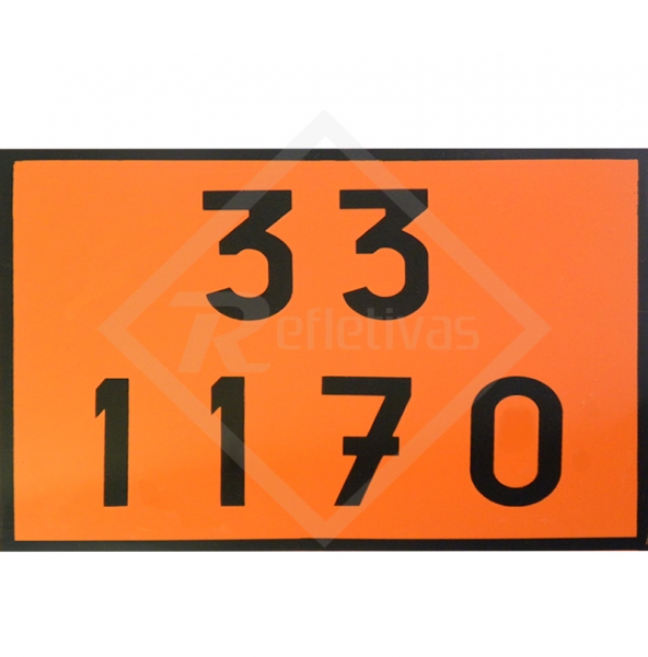 Placa N�mero ONU - 30 1170