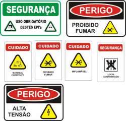 Placas de Sinaliza��o