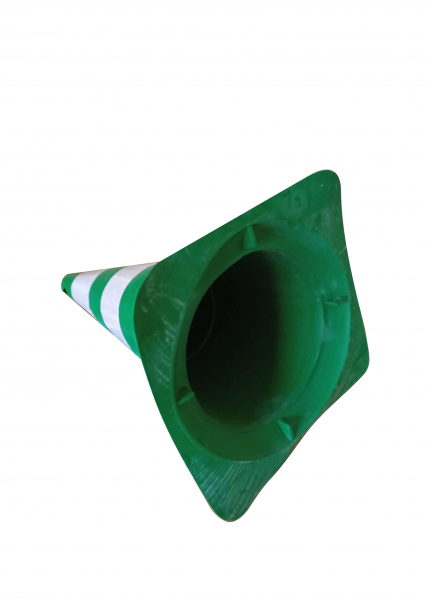 Cone Verde Refletivo Flex�vel 75 cm.
