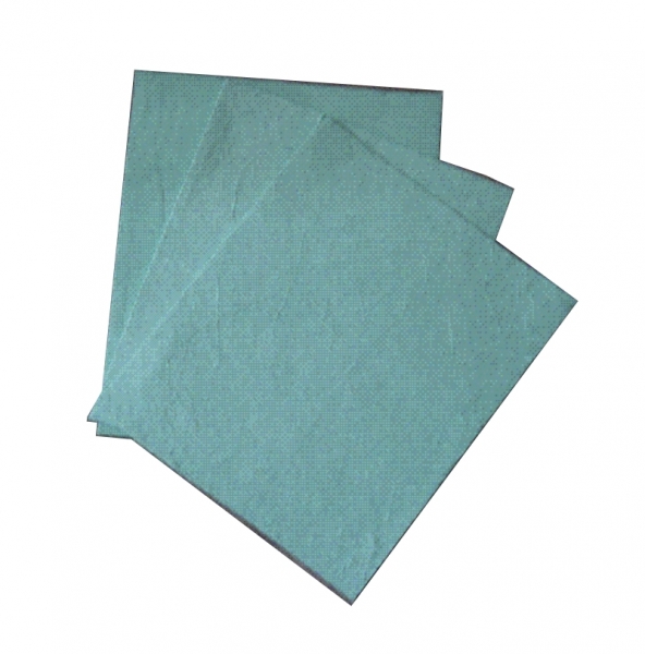 Manta Absorvente para L�quidos Agressivos. Dimens�es 0,28 x 0,33 x 0,004m.