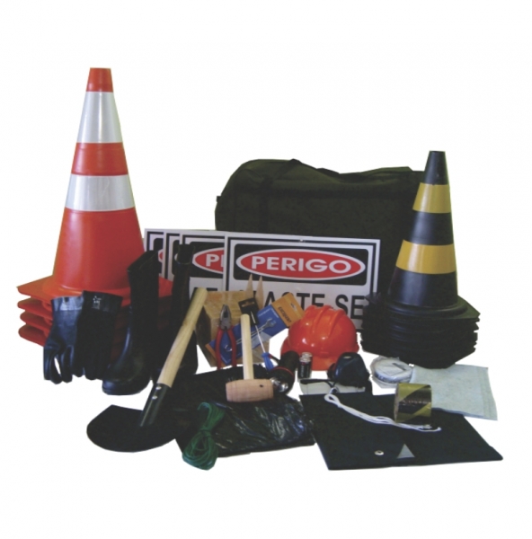 Equipamentos de seguran�a obrigat�rios para o transporte de produtos perigosos, conforme norma NBR 15071. Click na figura para verificar a rela��o dos produtos.
