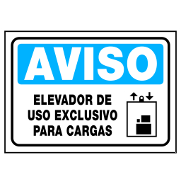 Placa Elevador de Uso Exclusivo para Cargas Código do Produto: REFAV-33