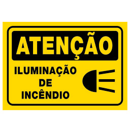 Placa Iluminação de Incêndio Código do Produto: REFAT-07