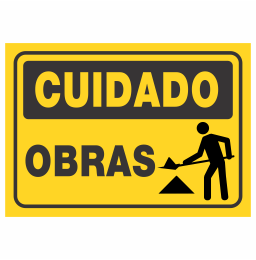 Placa Obras Código do Produto: REFCD-02