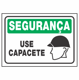 Placa Use Capacete Código do Produto: REFSE-03
