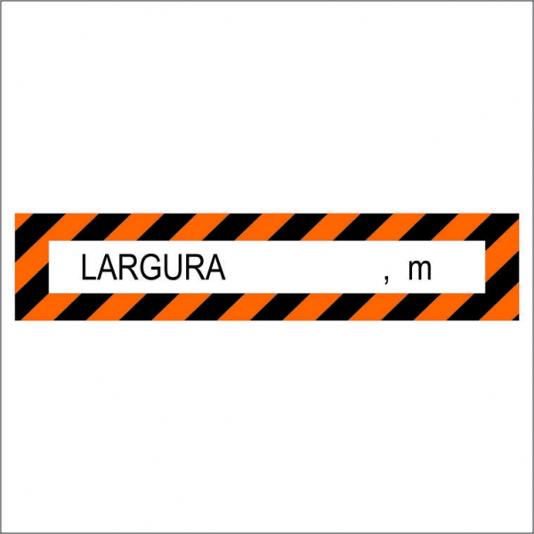 Adesivo preto brilhante e vinil refletivo nas cores Laranja e Branco.