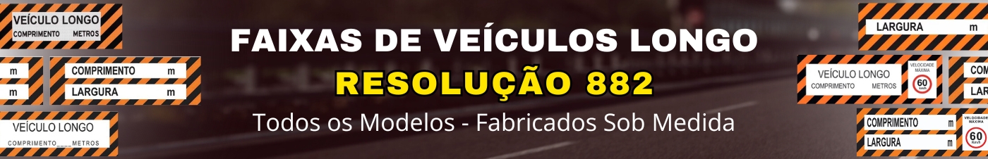 Placa Veiculo longo
